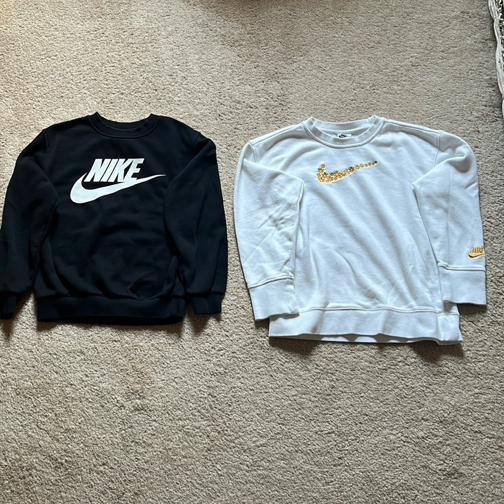Nike sweatshirts. Girls size medium